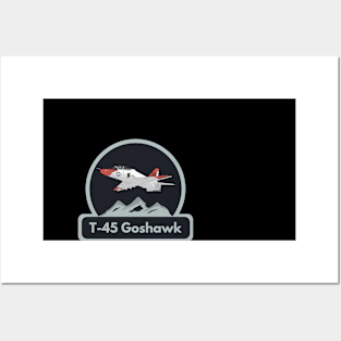 T-45 Goshawk Jet Trainer Airplane Posters and Art